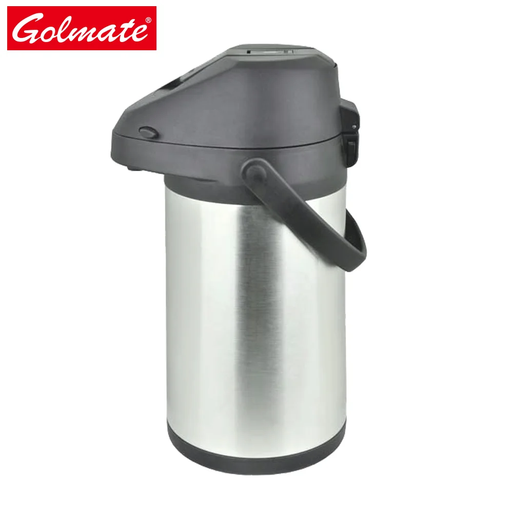 Chinese 2 liter insulated big stainless tea thermos airpot with removable cap