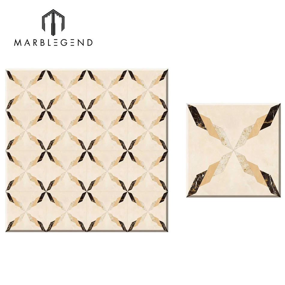 
Water Jet Marble Tiles Natural Stone Flooring 