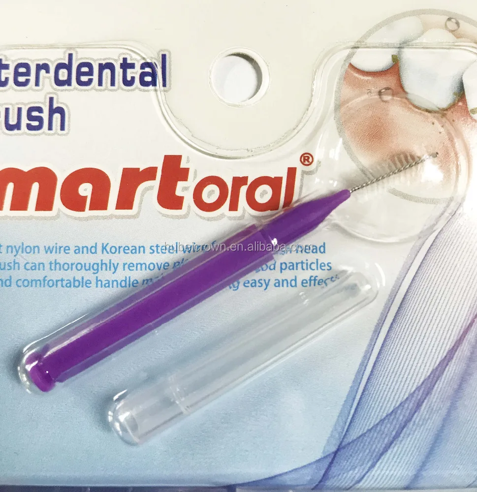 Professional Stainless Steel Wire Dupont bristle Interdental Brush Toothbrush
