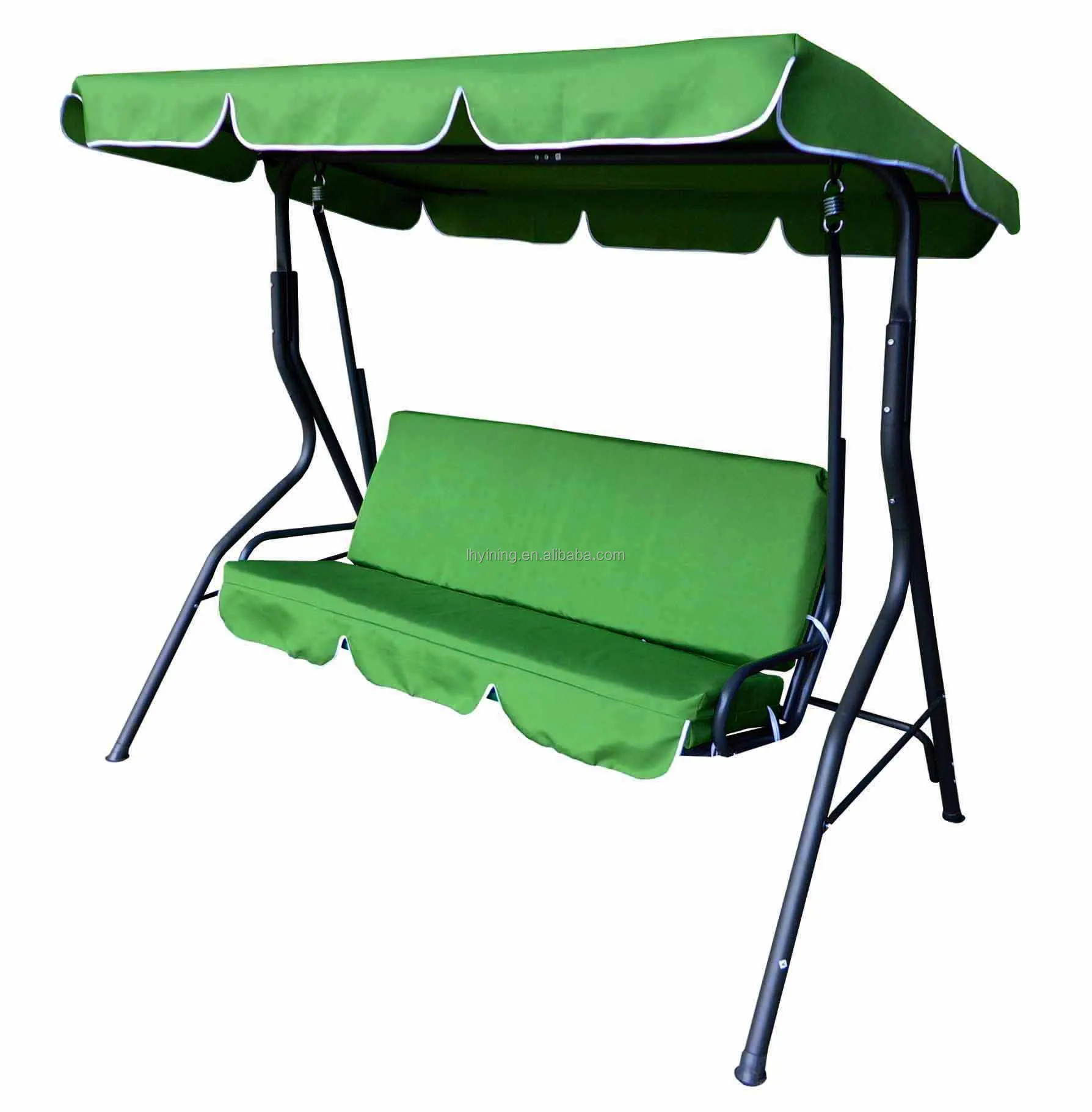 
3 seat indoor swing chair patio hanging chair adult swing chair free stand patio swing 
