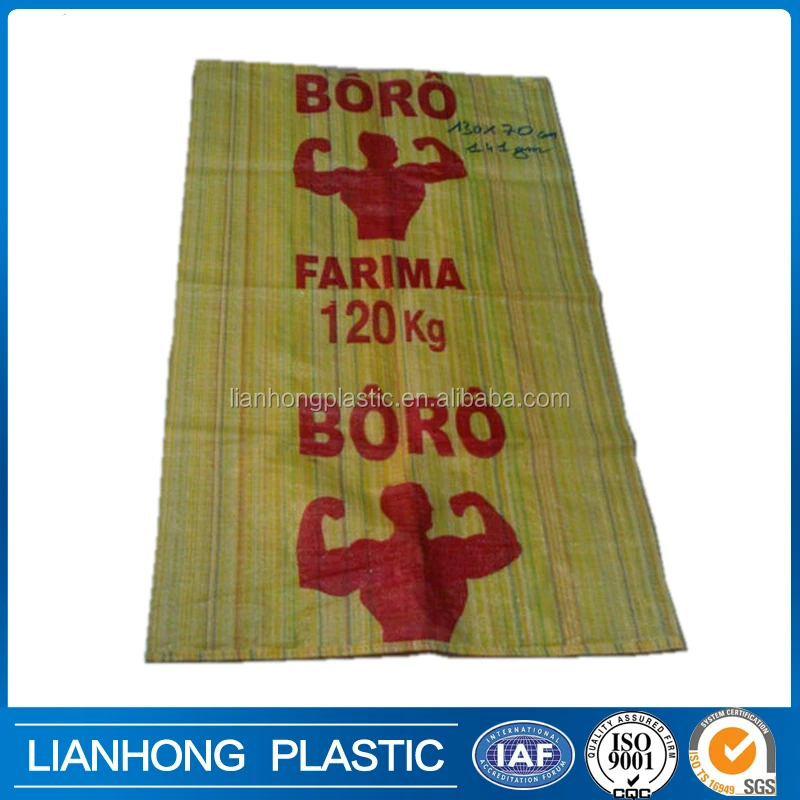Color printing flour sack fabric,good price flour bag/sack 25kg,high quality cotton flour sack,new design bag for packing rice