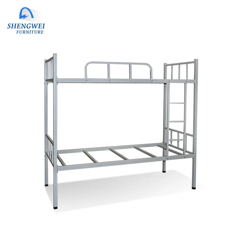 Simple design inflatable bunk bed bedroom furniture double deck bed