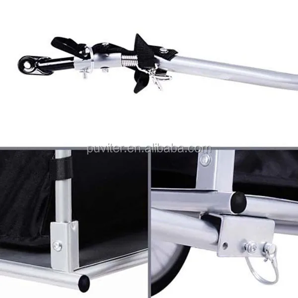 Прямая Заводская поставка, легкий складной черный/красный велосипед, грузовой прицеп для собак, домашних животных, велосипед, грузовой прицеп 100 кг (CT003)