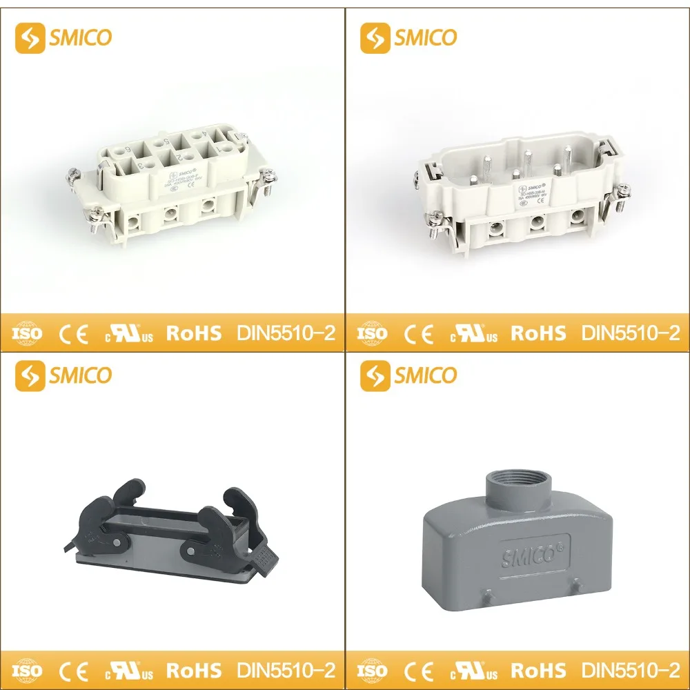 SMICO Китай Фабрика 6 Pin Автомобильной Мужчина И Женщина Электрический Разъем
