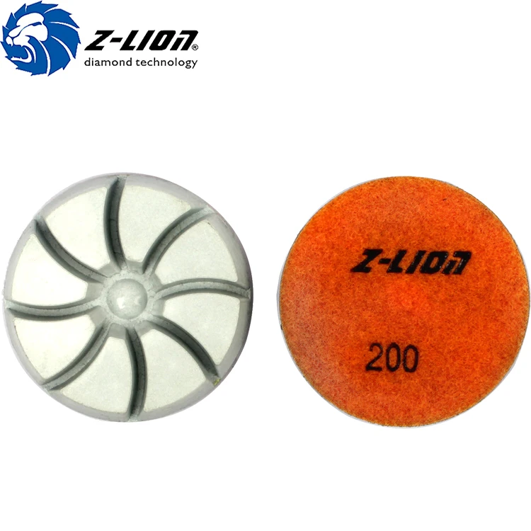 Z-LIon Dry Resin Floor Polishing Pads For Polishing Marble Granite and Concrete
