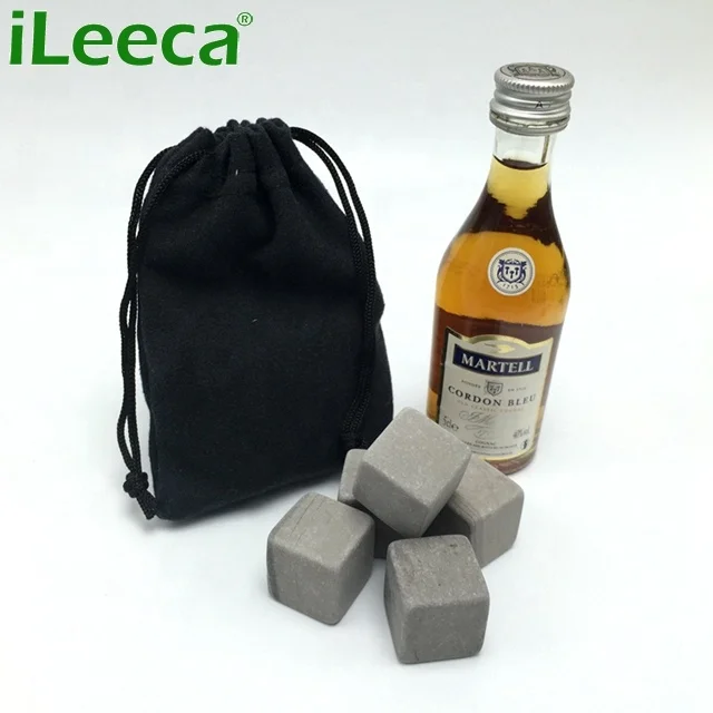 PhilMat 6pcs acier inoxydable roches glacier pierres cube de whisky