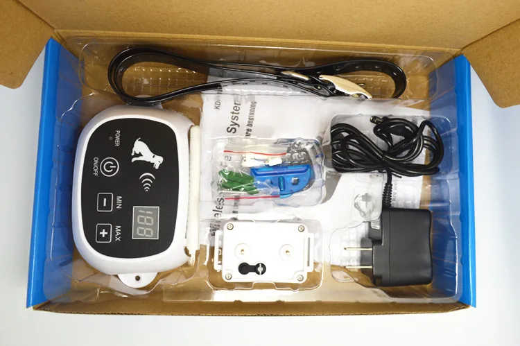 
Wireless Electric Dog Fence Fencing System Safety Pet Waterproof Train Control Device Dog Training Collar 