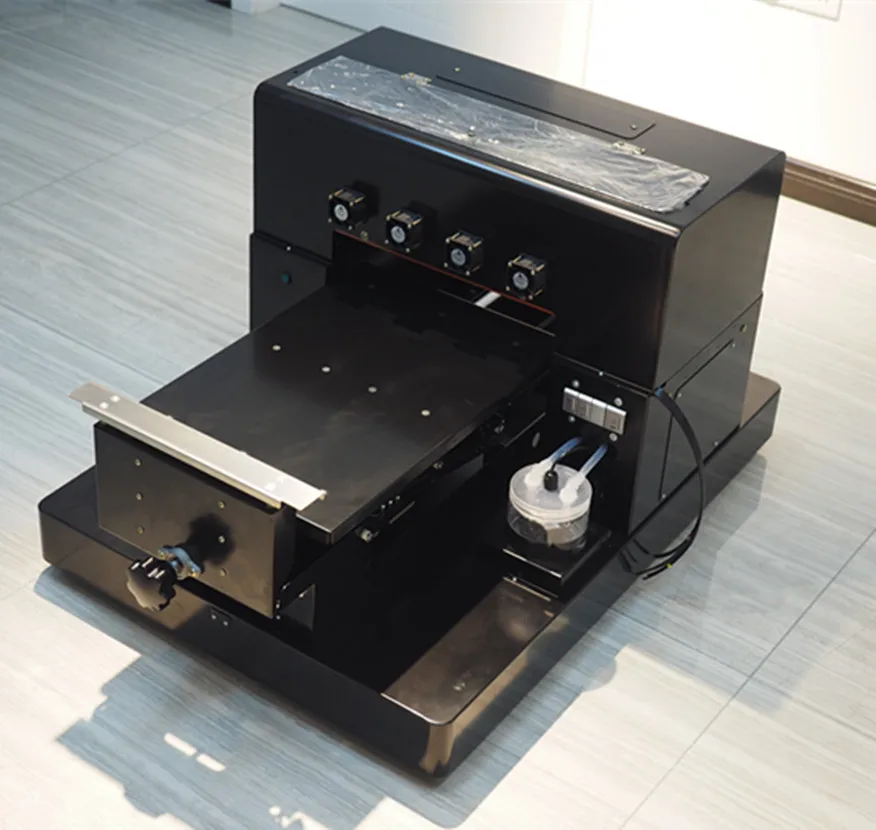 semi-automatic uv flatbed printer with cheap price