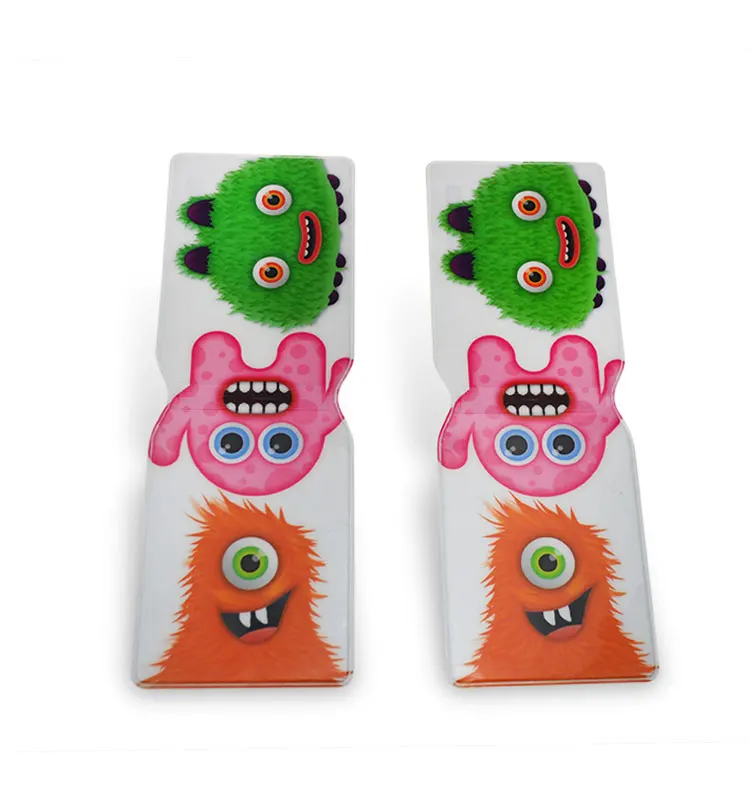 Чехол для бейджа с именем удостоверения личности полноцветный держатель карт из ПВХ двумя прозрачными карманами внутри