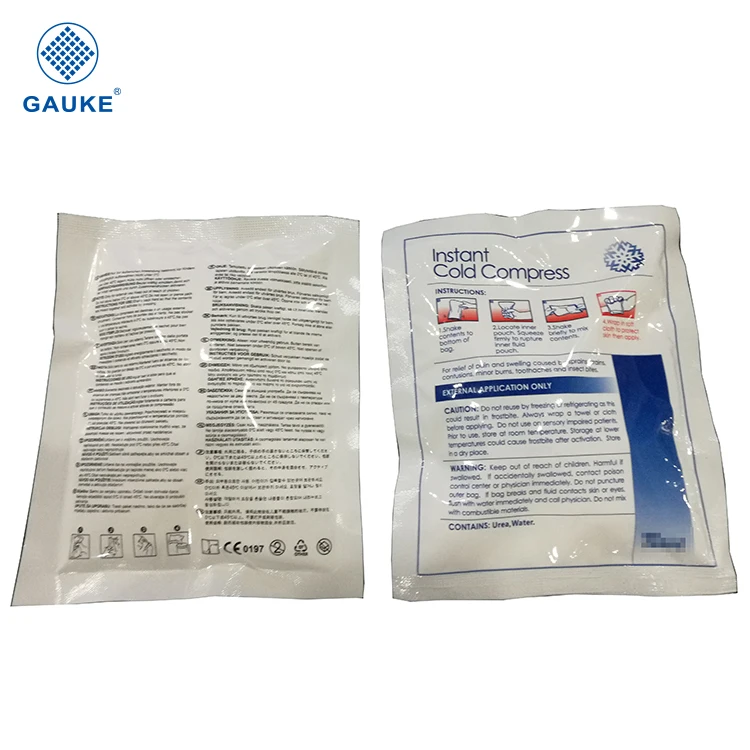 Instant ice pack for first aid