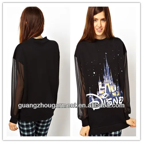 2014 женщин рукава сетки блуза oem оптовая объемных балахон дешевой цене высокое качество мода девочек