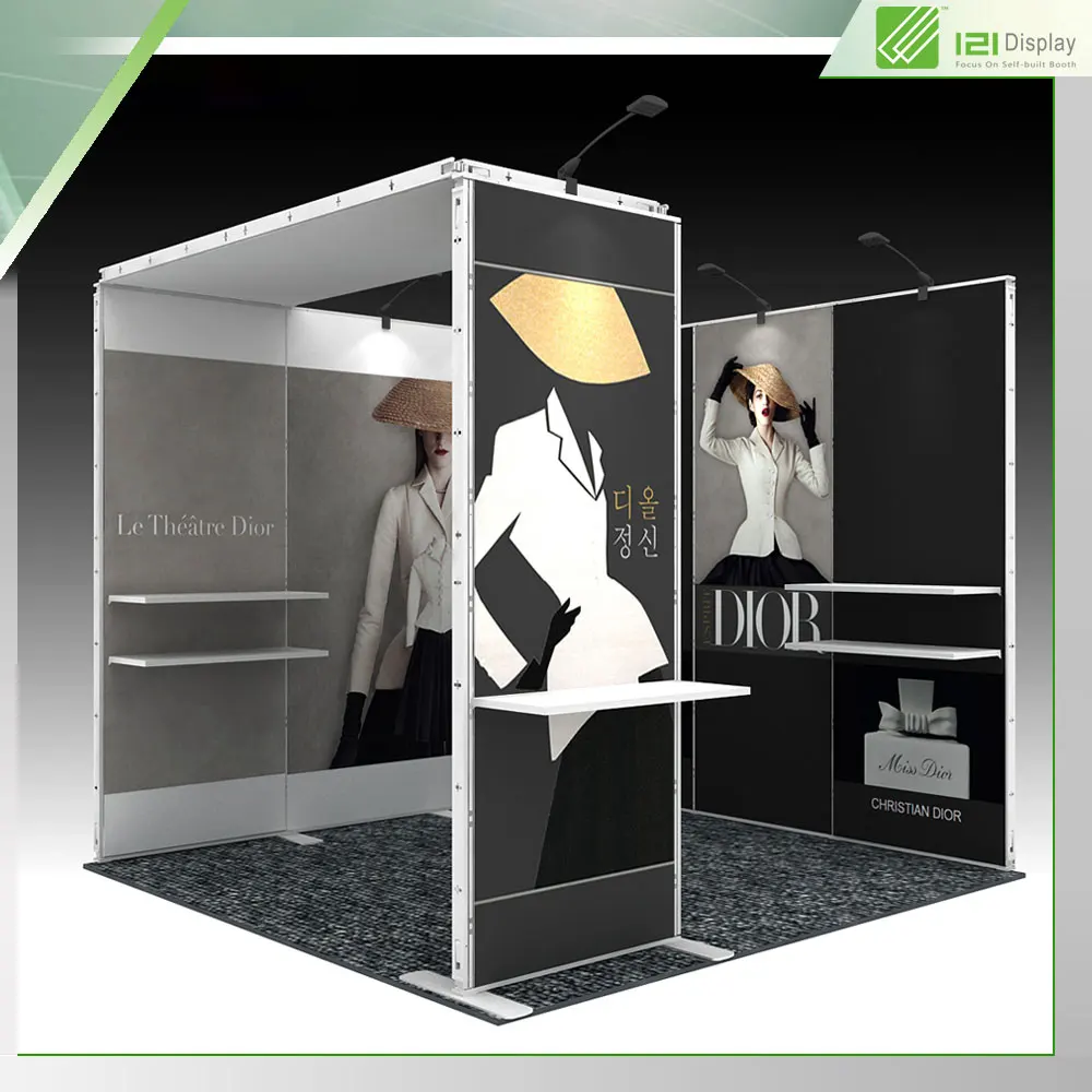 
 3x3 легкие выставки для продажи одежды  