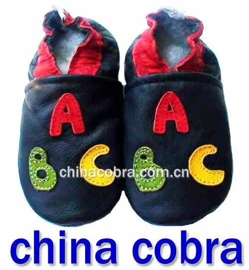 
CHINA COBRA soft sole leather baby shoes (new design! accept paypal,credit card) 