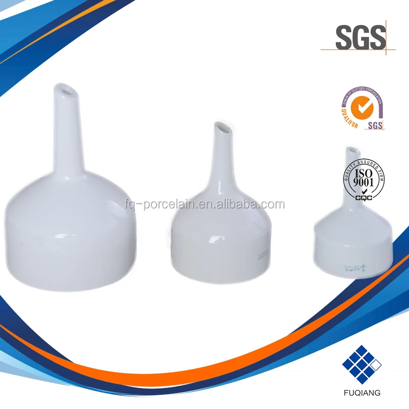 Ceramic table tip buchner funnel ceramic china hunan fuqiang buchner funnel sizes laboratory instrument laboratory equipment