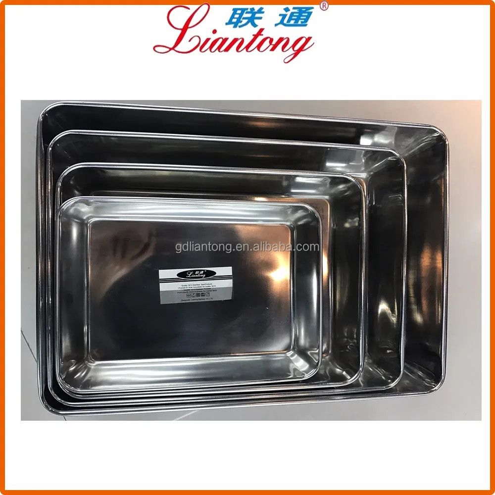 Экспортируемые полированный зеркало авиакомпании полотенце лоток горячее и холодное с ручками или без них