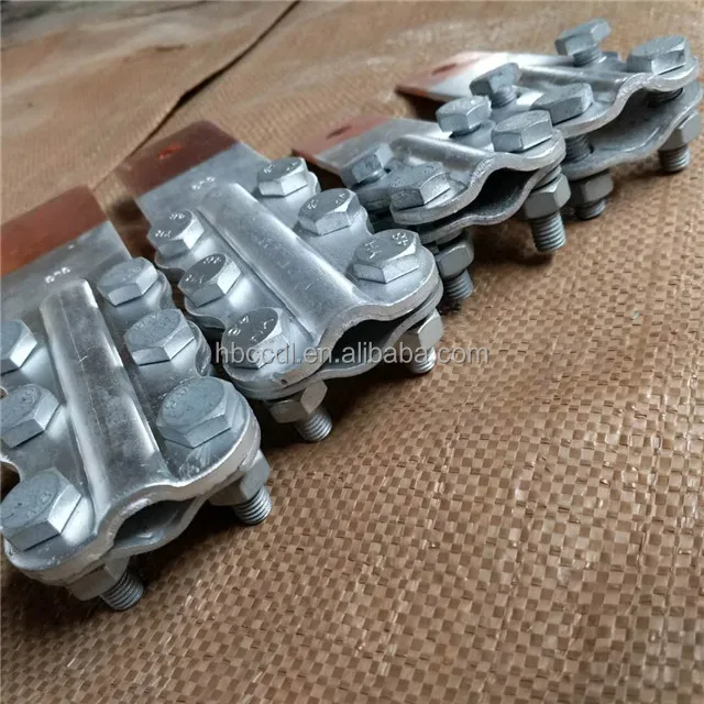 Factory good price SLG-F bimetallic terminal clamp / copper aluminum clamp / bolt type connecting clamp