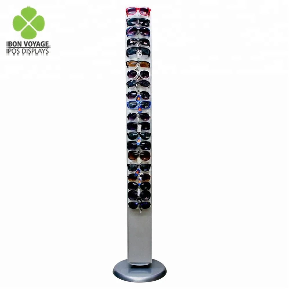 40 pairs sunglasses metal sunglasses floor display rack