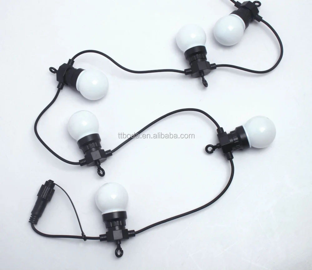 20 LED big ball milky cover festoon lights