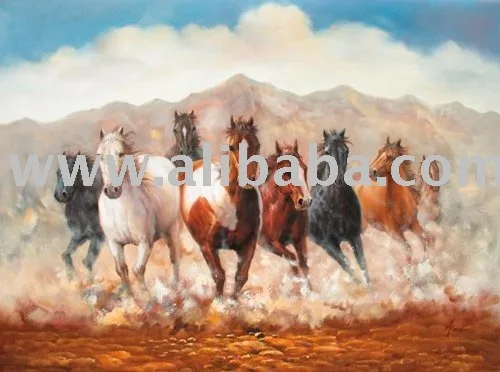 
Horse Oil Painting-swc0774 