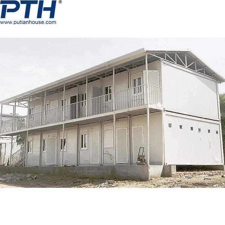 PTH flat pack modular container office building