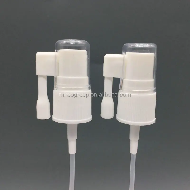 20/410 Clear Color Deep Throat Oral Spray Pumps , Mouth Spray Use Sprayer
