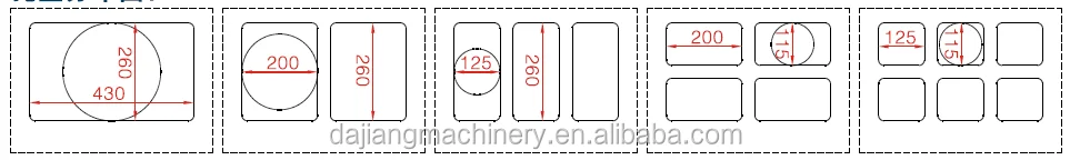 
DAJIANG Inject Gas Plastic Food Tray Package Sealing Machine For Meat Seafood Chicken Fresh fruit MAP Packaging Machine China 