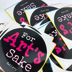 Professional custom printing logo pvc printing adhesive label sticker paper sheets