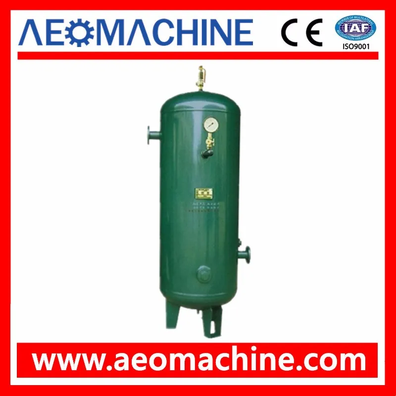 Vertical compressed air receiver tank 1000L
