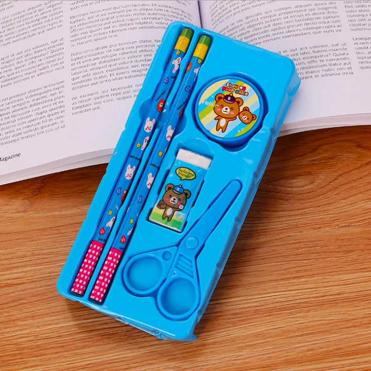 China school stationery items list with price photo cartoon cute kids stationery set back to school kawaii school supplies set
