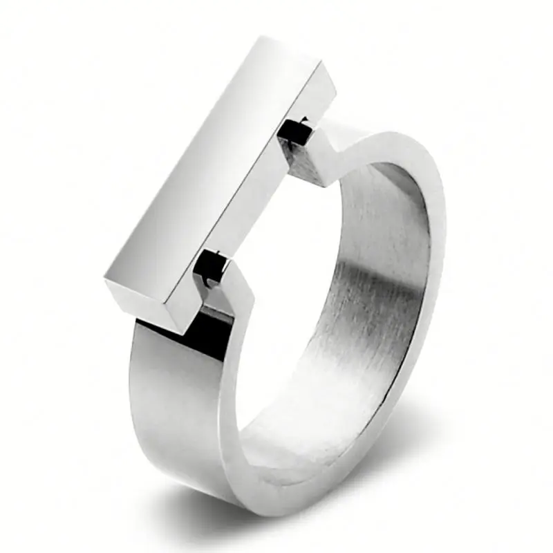 Wholesale Stainless Steel Engraved Gold Ring Name Designs