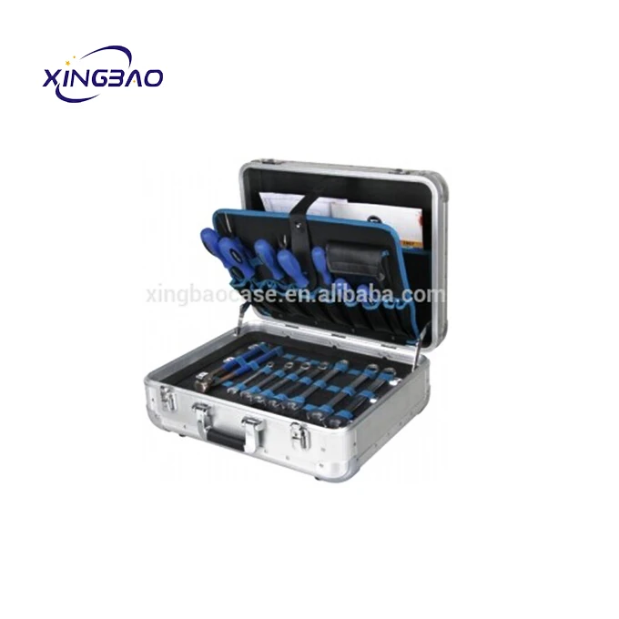 Silver aluminium tool case /transporting storage briefcase TL12N