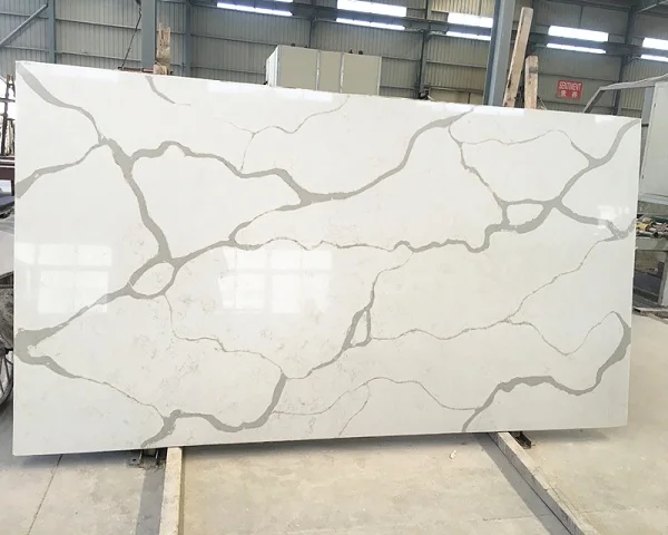 nsf certificate white veins grey quartz stone for sale
