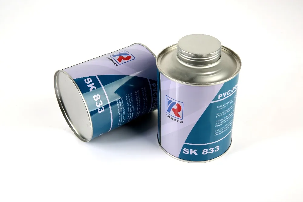 chemical quick dry conveyor hot pvc solvent vulcanizing cement