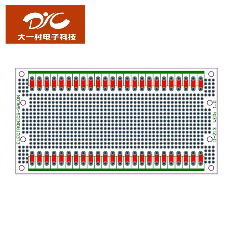 1 шт. двухсторонний прототип печатной платы, универсальный совет, 137,4x72 мм