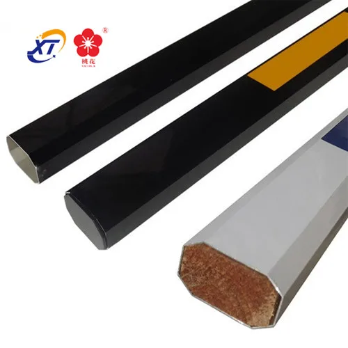 OEM 6063 Anodized silver extruded aluminium octagon tube to aluminum boom barrier