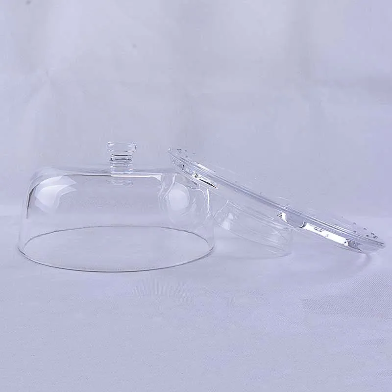 Multifunctional Glass Cake Stand and Dome
