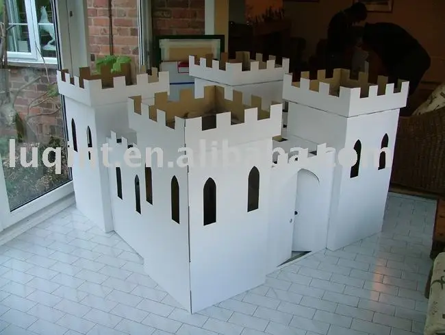 Картонный игровой домик, Игровой Домик из гофрированного картона