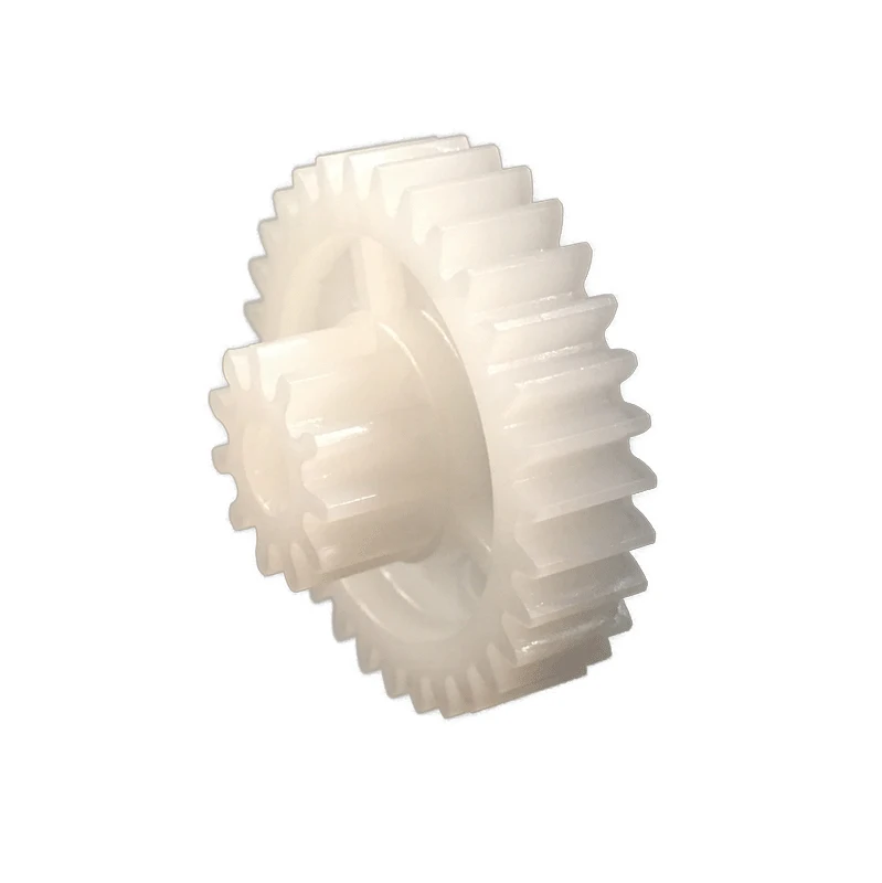 dongguan cnc machining Custom plastic double spur gear engrenagem dupla plastic gears mould