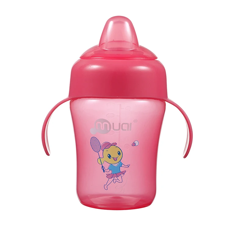 Mumlove 360 Baby sippy cup with Plastic Handle for Kids,stainless steel silicone sippy cup
