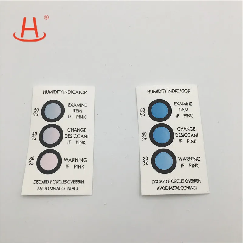 Cobalt and Halogen Free Humidity Indicator Cards for Electronic Products
