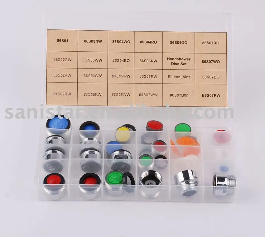 
water saving faucet aerator set box 