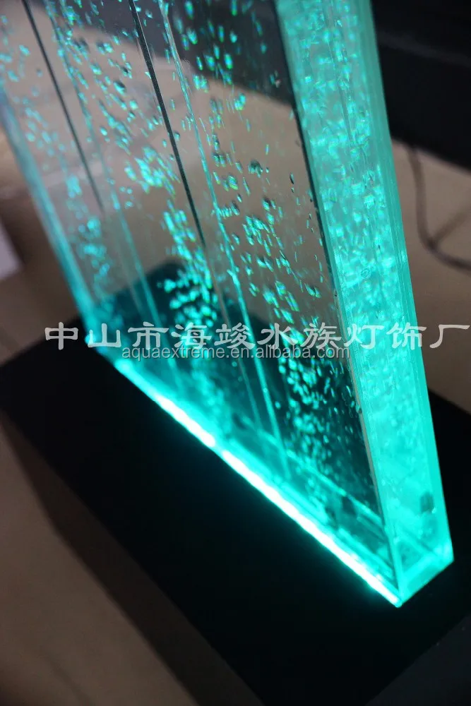 Aqua extreme Led lighting water bubble decoration with color changing, water bubble panel