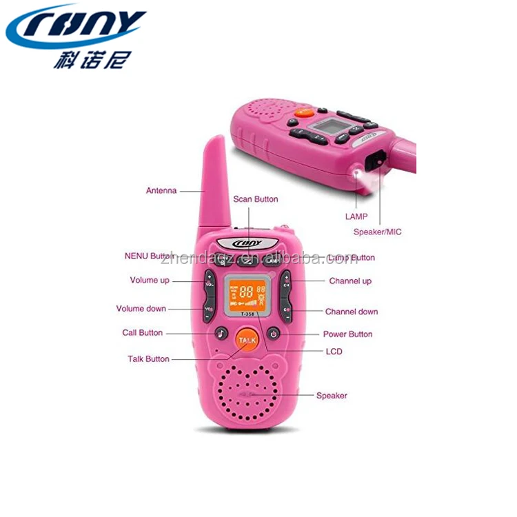 Alibaba оптовая продажа ФРС зашифрованные портативный мини рация для детей кланового T-358