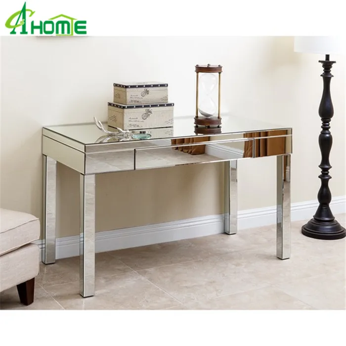 
elegant classic concise mirrored console table 