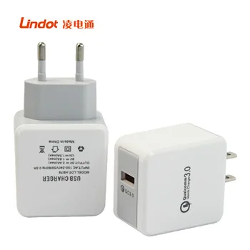 
New products Cargador QC Quick Charge 3.0 USB Charger USB Power Adapter Mobile Phone EU Charger Adapter phone accessory 