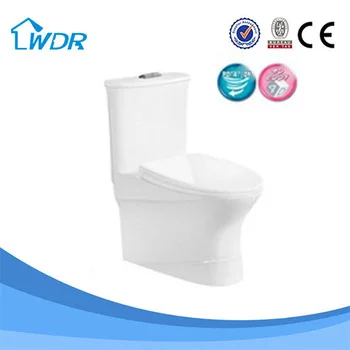 Double siphonic flush vortex flush water jet toilet