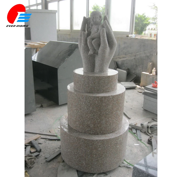 Xiamen Factory Carve Headstone Baby Angel Tombstone
