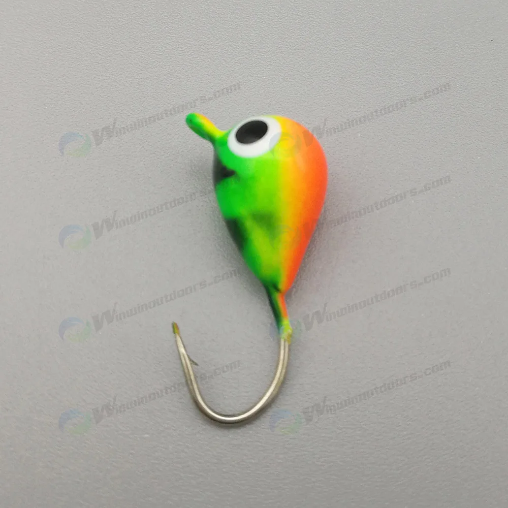 All colors  customized tungsten micro jig,  ice fishing lures