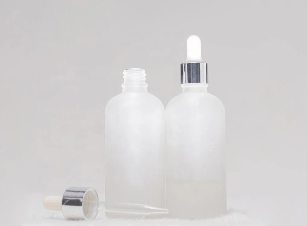 
5ml 10ml 15ml 20ml 30ml 50ml 100ml Frost Boston Round Glass Dropper Bottle 