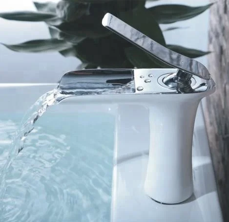 Sanitary ware bathroom wash basin nice short tap mixer cheap waterfall faucet
